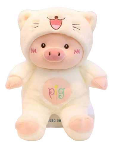 Cerdito Puerquito Peluche Con Disfraz 30 Cm