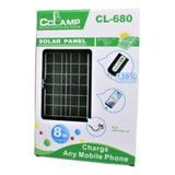 Panel Solar Cargador Celular 8w 6v Energía Solar Cl-680 