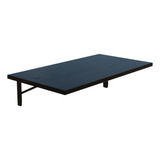 Mesa Dobrável De Parede Para Cozinha 60x45cm Preto