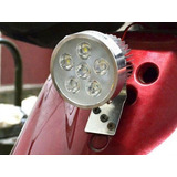 Foco 6 Led Faro De Motocicleta Redondo 18w Xtr C