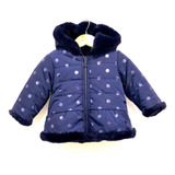 Chaqueta Parka Reversible Azul Bebé Niña Tommy Hilfiger Con