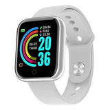 Y68 D20 Smart Watch Bluetooth Fitness Sports Pro Relógio Cor Da Caixa Branco