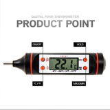 Termometro Digital Lcd Pincha Carne -50° A 300° - 4 Botones 