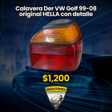 Calavera Der Vw Golf 99-08 Original Hella Con Detalle