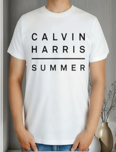 Playera Camiseta Calvin Harris Dj Summer Logo Unisx + Regalo