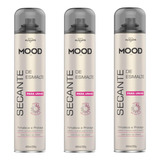 Kit 3 Spray Secador Secante De Esmalte Unha Ae Mood 400ml Mh