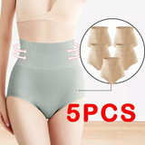 Set De 5 Pantalones Tanga Faja Calzon Invisible Reductora Ty