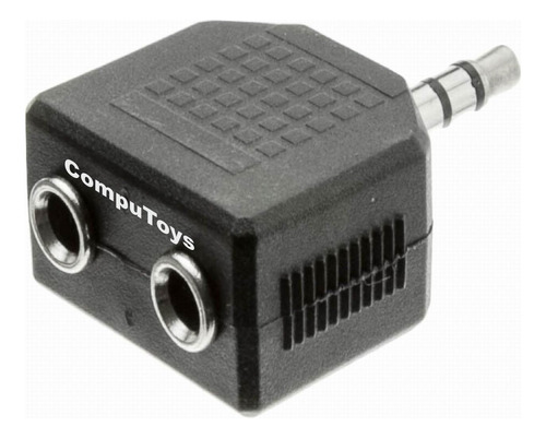 Duplicador Audio Plug Stereo A 2 Jack 3.5mm Computoys Sas