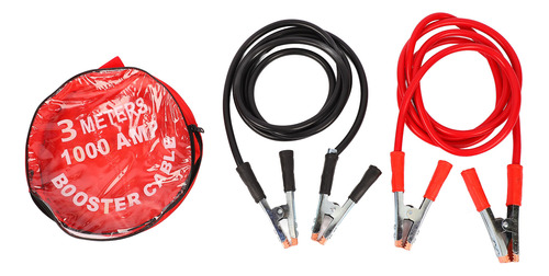 Kit De Cables Jumper, 2 Piezas, 1000 A, 3 Metros, Carcasa De