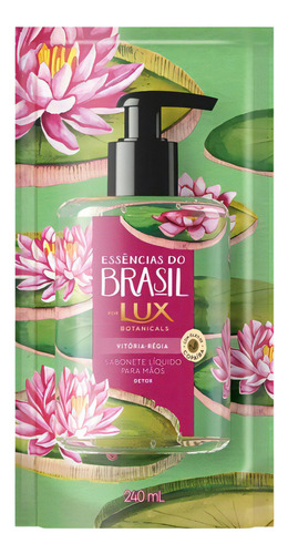 Refil Sabonete Líquido Lux Para Mãos Vitória-régia 240ml