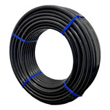 Manguera Poliducto Negro De 3/4 C80 Rollo Para Riego De 100m