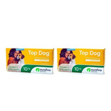 Top Dog Vermifugo C/4comp 10kg Kit 2 Unidade Ouro Fino
