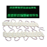 Modulo De Luz Led 35 X28mm 0.8w Verde Ds