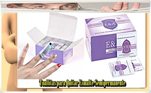 Toallitas Para Quitar Esmalte Semipermanente - Caba -