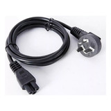 Cable Power Trebol Fuente Alimentación Cargador Notebook  Pc