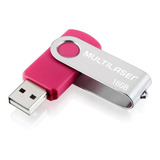 Pendrive Multilaser Twist Pd688 16gb 2.0 Rosa