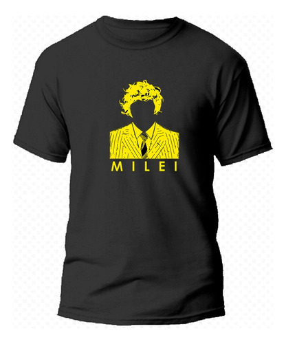 Remera Algodón Milei Presidente No Hay Plata 