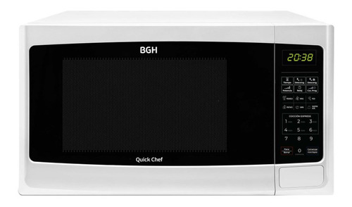 Microondas Bgh B228db9 Digital Grill 28l Blanco