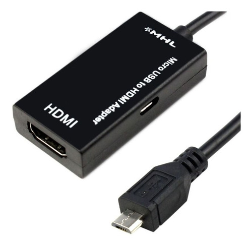 5 Cables Convertidor Microusb Hdmi Adaptador Mhl Tv Pantalla