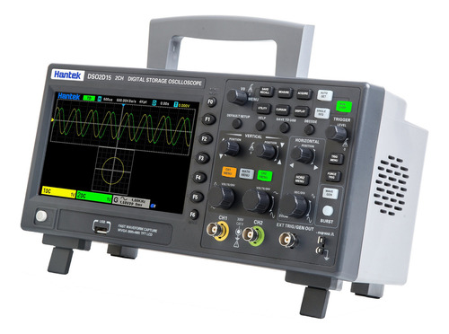 Generador De Funciones De Osciloscopio Hantek Dso2d, 2 Canales, 150 Mhz