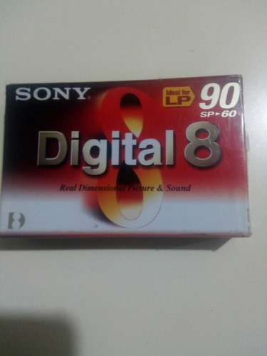 Cassete Digital 8 Para Video Camara Sony