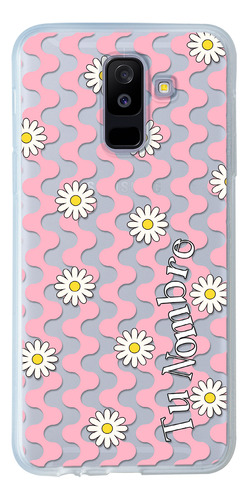 Funda Para Galaxy Flores Margaritas Para Mujer Con Nombre