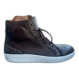 Bota Moto Urbana Nto Macao Cuero Marrones Mas X Moto