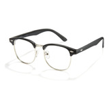 Cyxus Gafas De Luz Azul Retro Semi Sin Montura Para Hombres