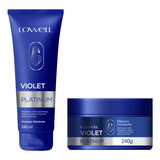 Lowell Kit Shampoo & Máscara Violet Platinum