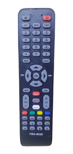 Kit 10 Controle Remoto Compatível Tv Led Semp Tcl Rc199e