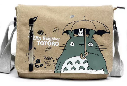 Canvas Bolsa Mensageiro Anime Vizinho Totoro Saco