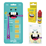 Fio Dental Infantil Flosser 360 + Refil - 6m+ - Angie