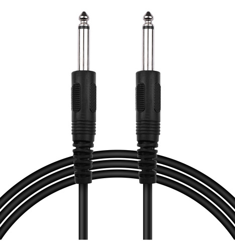 Cable De Conexión Para Guitarra Ts De 1/4 Pulgadas, Recto A