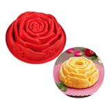 Molde Para Tortas En Silicona/gelatina/postres Forma De Rosa