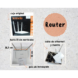 Router Repetidor Tenda F3 N300 Blanco 3 Antenas 300mbps