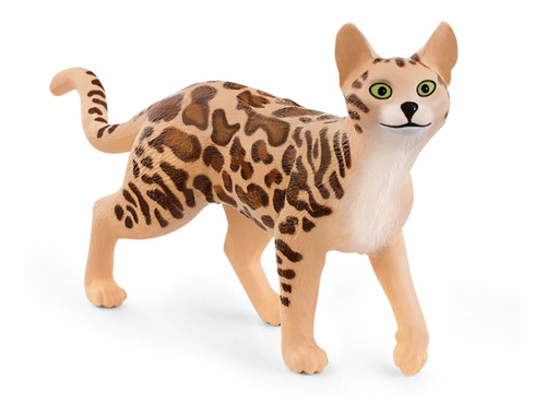 Miniatura Realista Schleich 13918 - Gato De Bengala