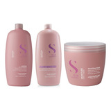 Kit Shampoo Semi De Lino Alfaparf  Nutricion 1lt 