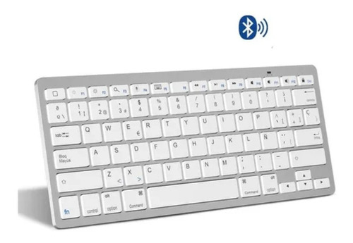 Mini Teclado Inalambrico Mac Blanco 