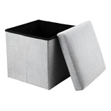 Puff Silla Cubo Organizador Plegable 30x30 Cm