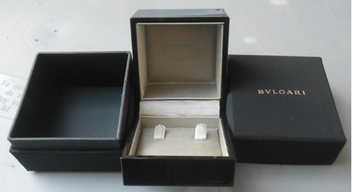 Original Estuche Caja De Aretes Bvlgari Bulgari Reciente