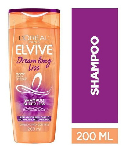 Elvive Loreal Shampoo Dream Long Liss 200ml