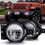 Luz Antiniebla Led 4  Soporte Para Jeep Wrangler Jl 2018 2 Jeep Wrangler