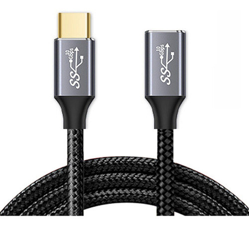 Cable Extensión Usb C 3.1 Gen2 3m 10gbps Pd100w Qc 4.0 4k