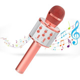 Micrófono De Karaoke Inalámbrico  Bluetooth Y Bocina Raganet