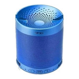 Caixa Caixinha De Som Portátil Bluetooth Mp3 Usb Cartão Sd Cor Azul 110v/220v