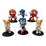 Set De Muñecos Sonic Juguetes Para Niños 