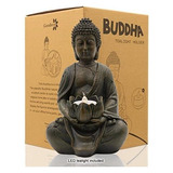Goodeco Estatua De Buda Meditando Estatuilla Escultura Senta
