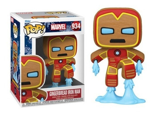 Iron Man Galleta De Jengibre Funko Pop #934 Marvel Holiday