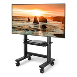 Carrito De Tv Móvil Para Pantallas Lcd Led Planas Y Curvas D