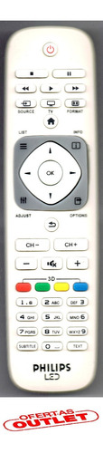 Control Remoto Original Para Smartv Philips 3d